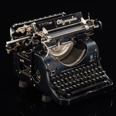 Машинка печатная "MOD 8", металл, краска, резина, Olympia Werke, Германия, 1930-1945 гг.