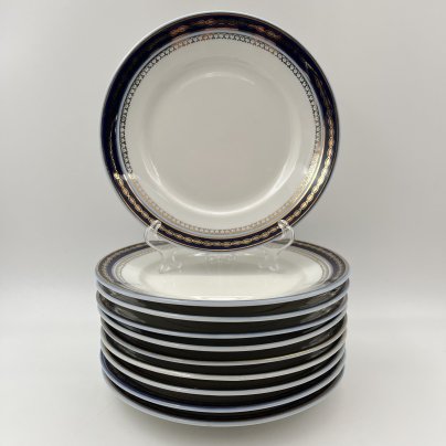 Набор из 10-ти десертных тарелок с орнаментальным декором