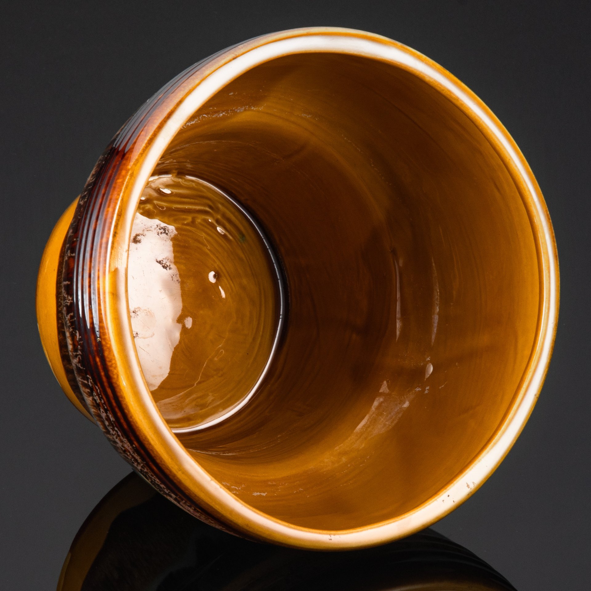 Кашпо, керамика, глазурь, Московский керамико-плиточный завод имени Н.А. Булганина, СССР, 1975-1985 гг.