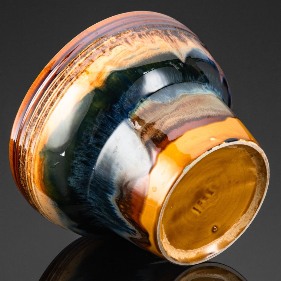 Кашпо, керамика, глазурь, Московский керамико-плиточный завод имени Н.А. Булганина, СССР, 1975-1985 гг.