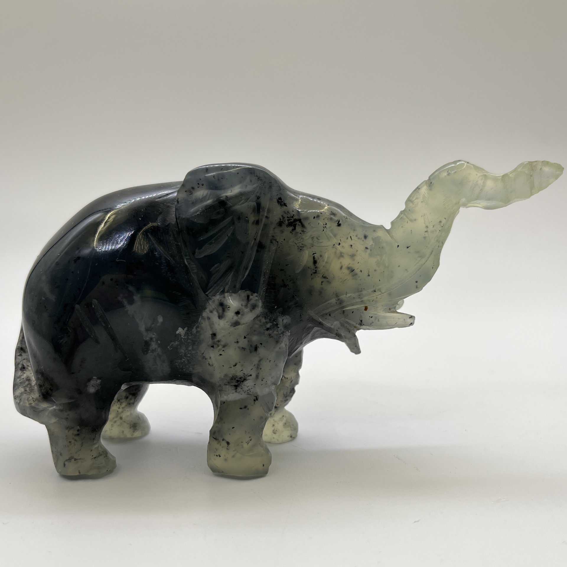 Статуэтка "Слон", поделочный камень, Азия, 2000-2010 гг.