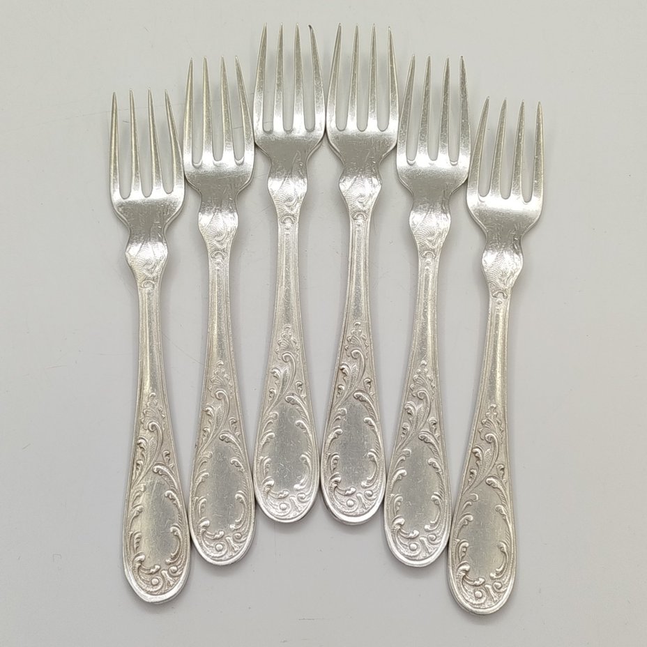 Набор из шести вилок для рыбы