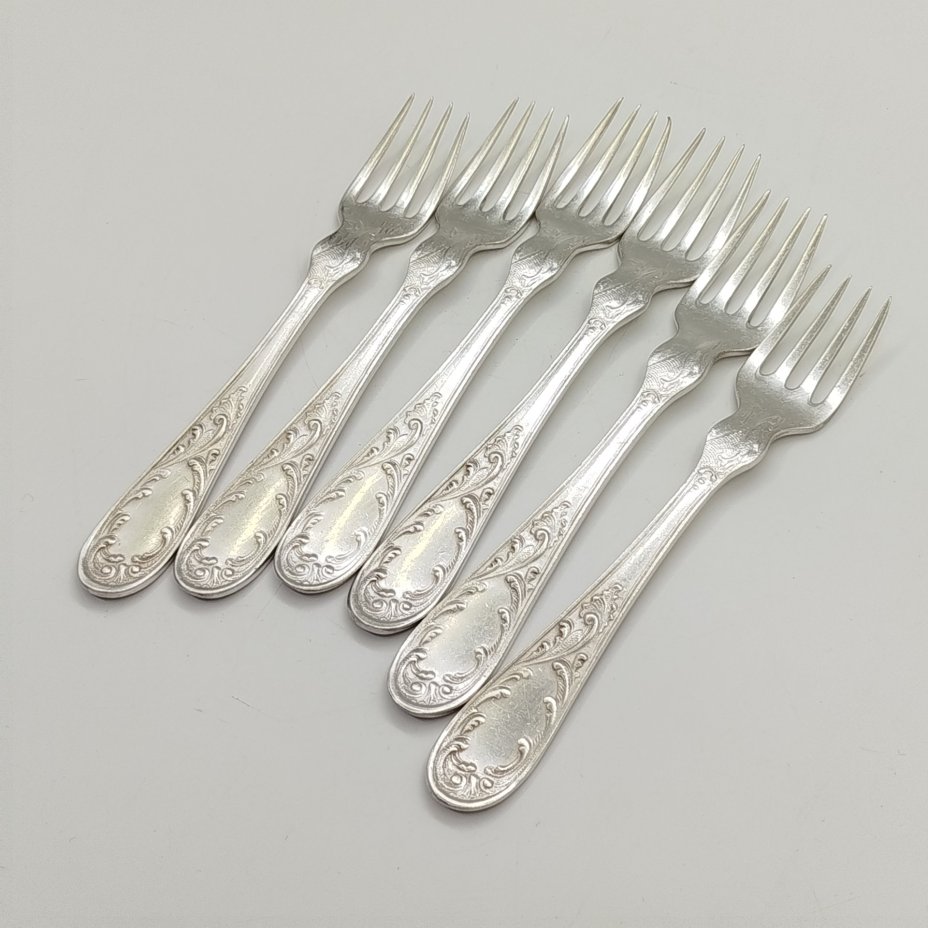 Набор из шести вилок для рыбы