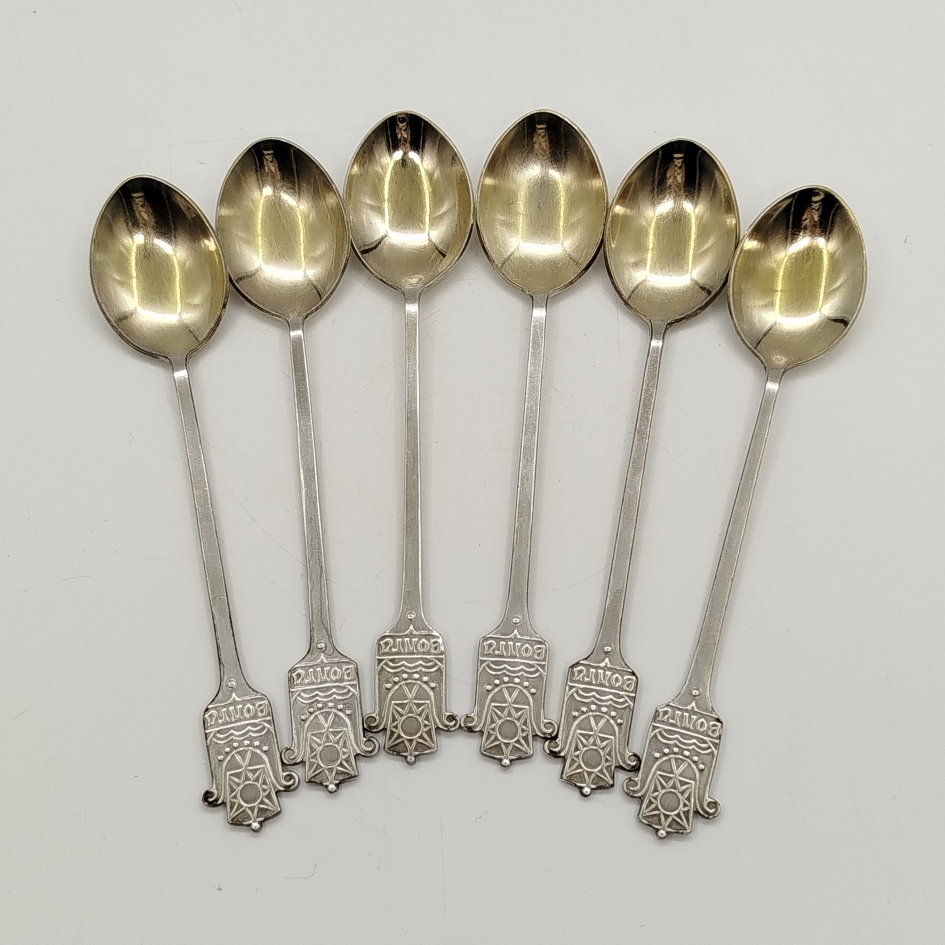 Набор из шести чайных ложек "Волга"