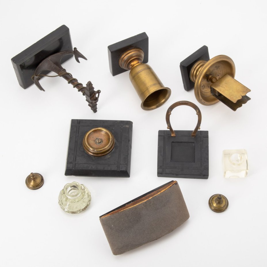 Прибор письменный с якорем (6 предметов)