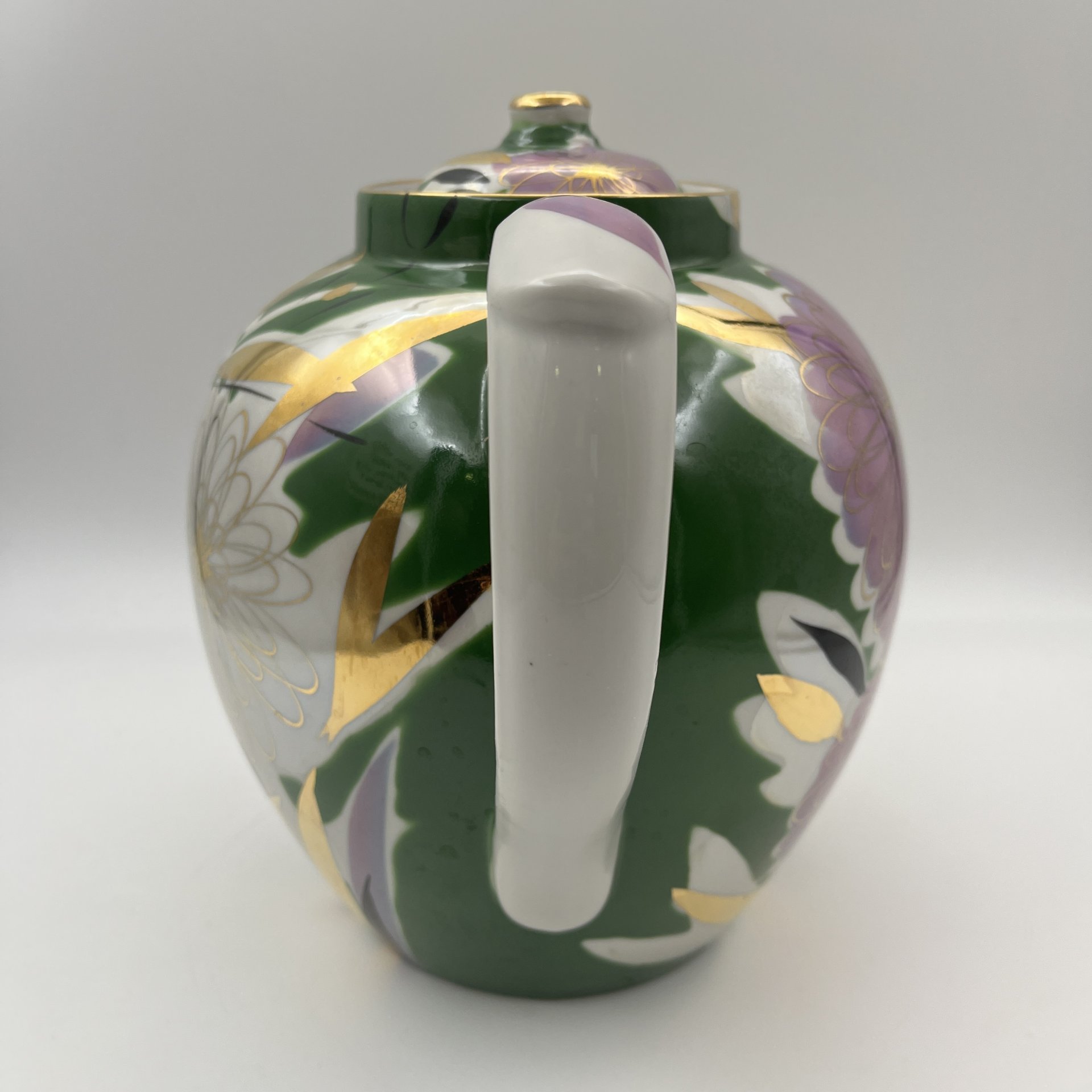 Чайник доливной (трактирный) "Хризантемы" ("Астры"), автор В.К. Яснецов