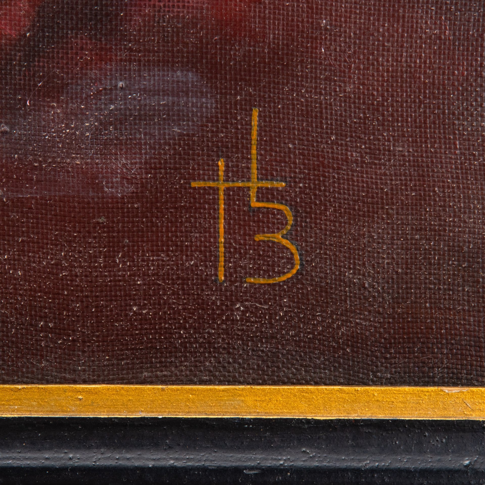 [Ню] Картина "Оксана" с изображением обнаженной девушки (в раме), художник Змитрович Г.В.