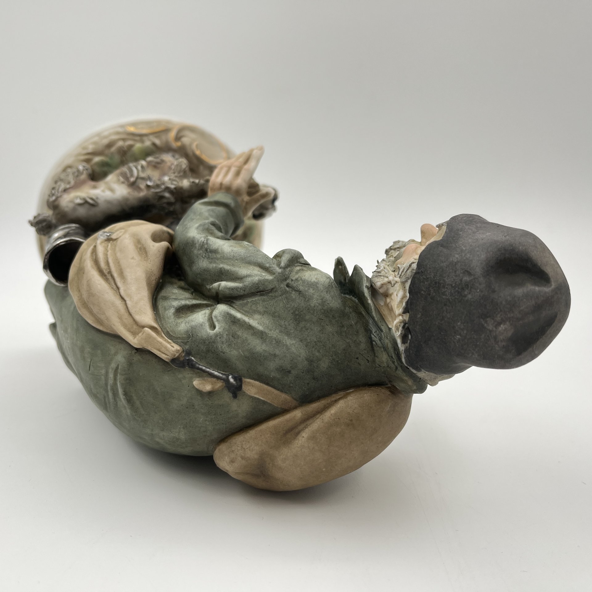 Статуэтка "Бродяга с собакой", фарфор, роспись, Европа, 2000-2015 гг.