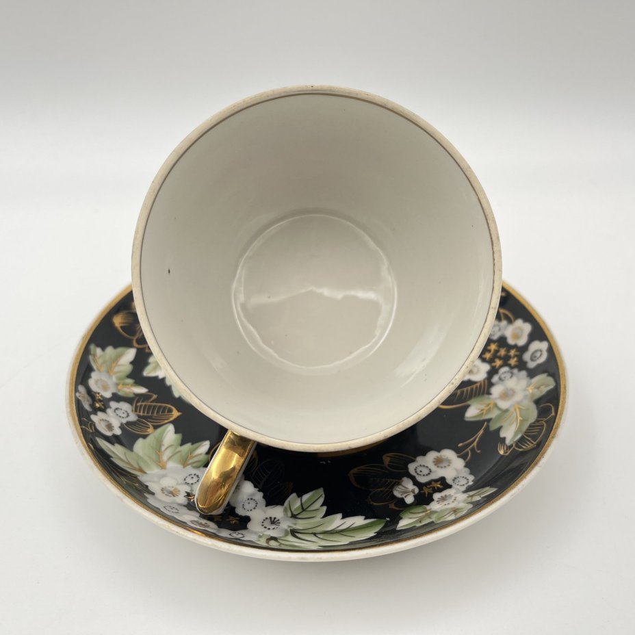 Пара чайная "Цветущая калина", форма "Стандарт"