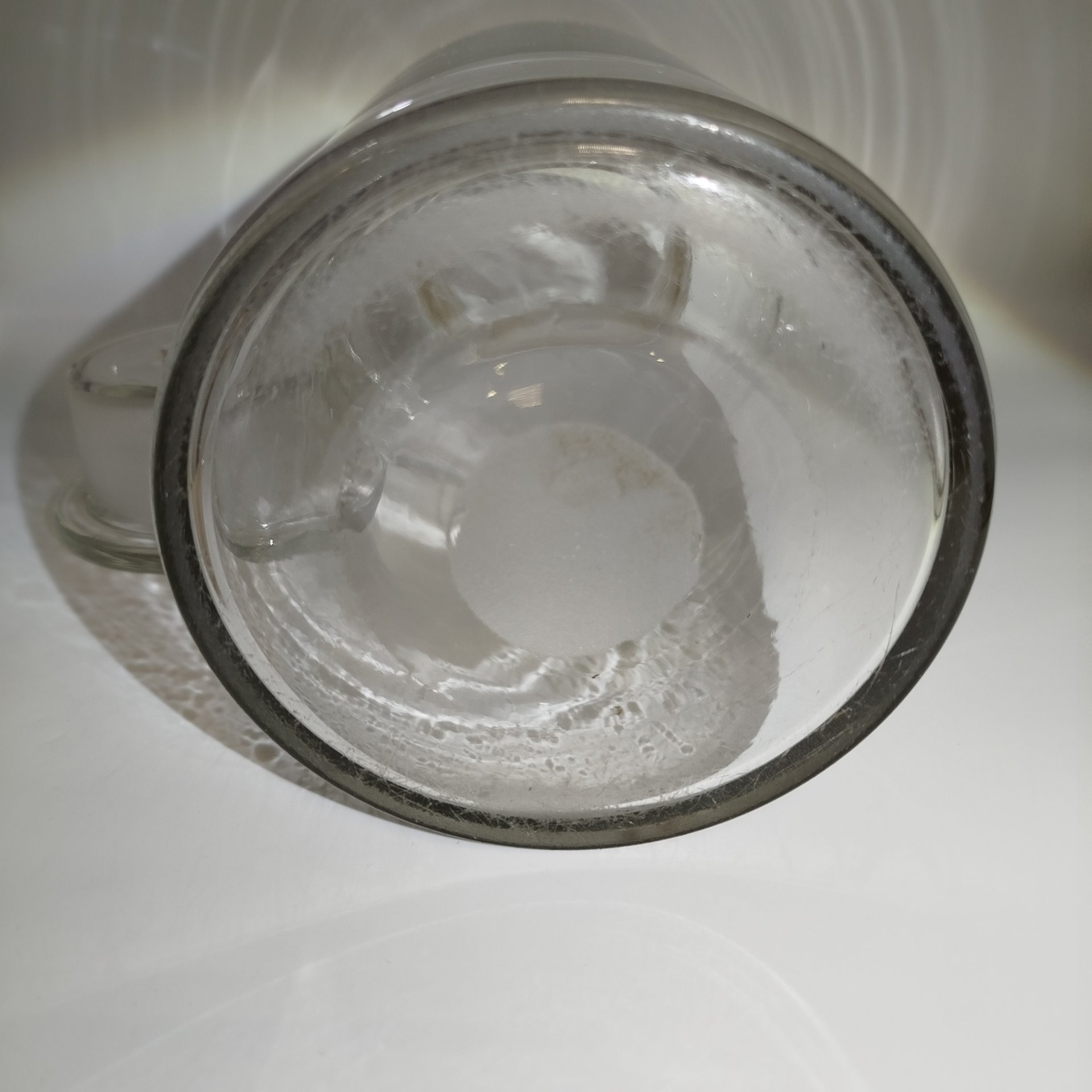 Банка с крышкой большого объема (для сыпучих продуктов), стекло, Россия, 1900-1950 гг.