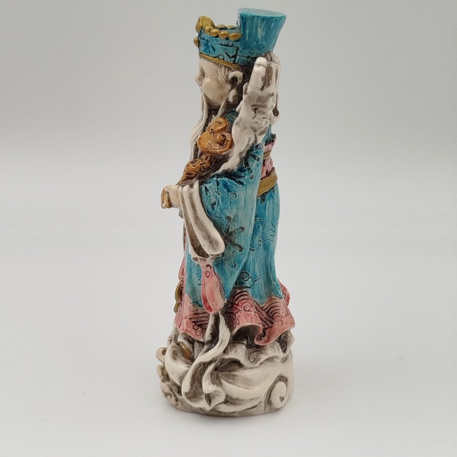 Статуэтка, "Лу-син"(бог богатства, власти и служебного положения), композитный материал, роспись, Китай, 2000-2010 гг.