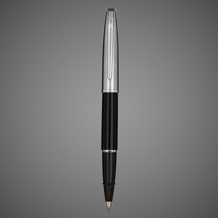 Ручка-роллер Aurora Style Metal Chrome/Black CT, в подарочной коробке, Лаки и смолы: смола, хром
