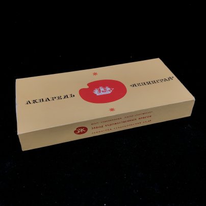Акварель "Ленинград" 24 цвета с коробкой-палитрой, Завод Художественных красок
