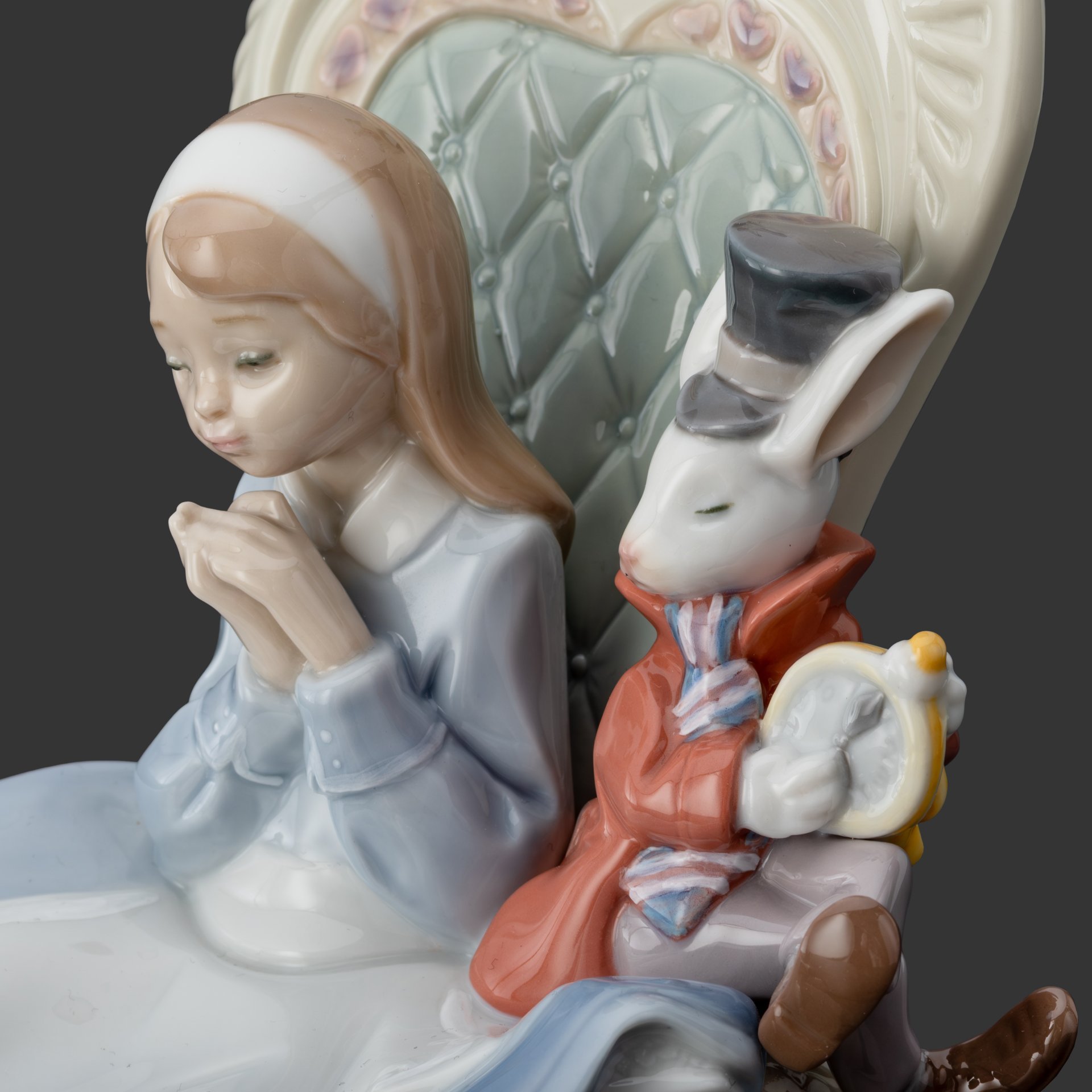 Статуэтка "Алиса в стране чудес", автор Francisco Polope, фарфор, роспись, Lladro, Испания, 2008-2020 гг.