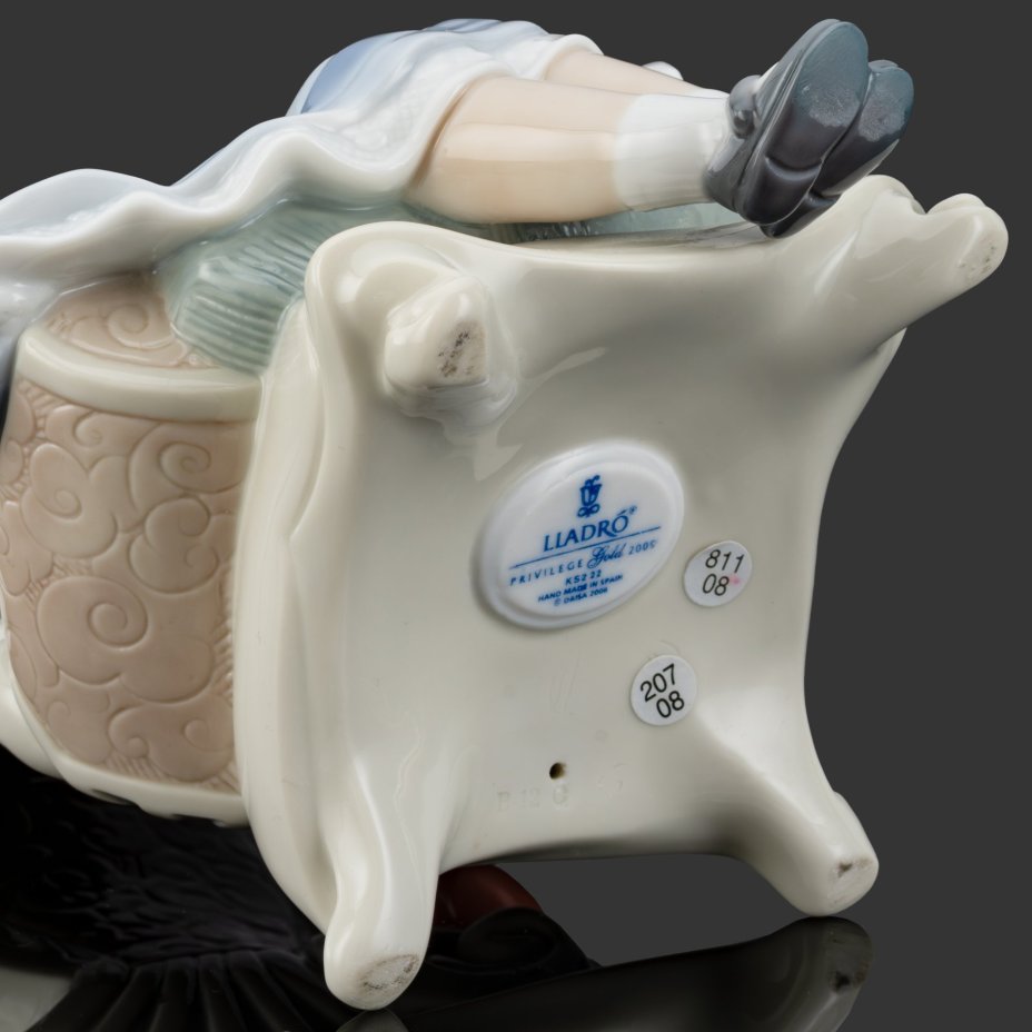 Статуэтка "Алиса в стране чудес", автор Francisco Polope, фарфор, роспись, Lladro, Испания, 2008-2020 гг.