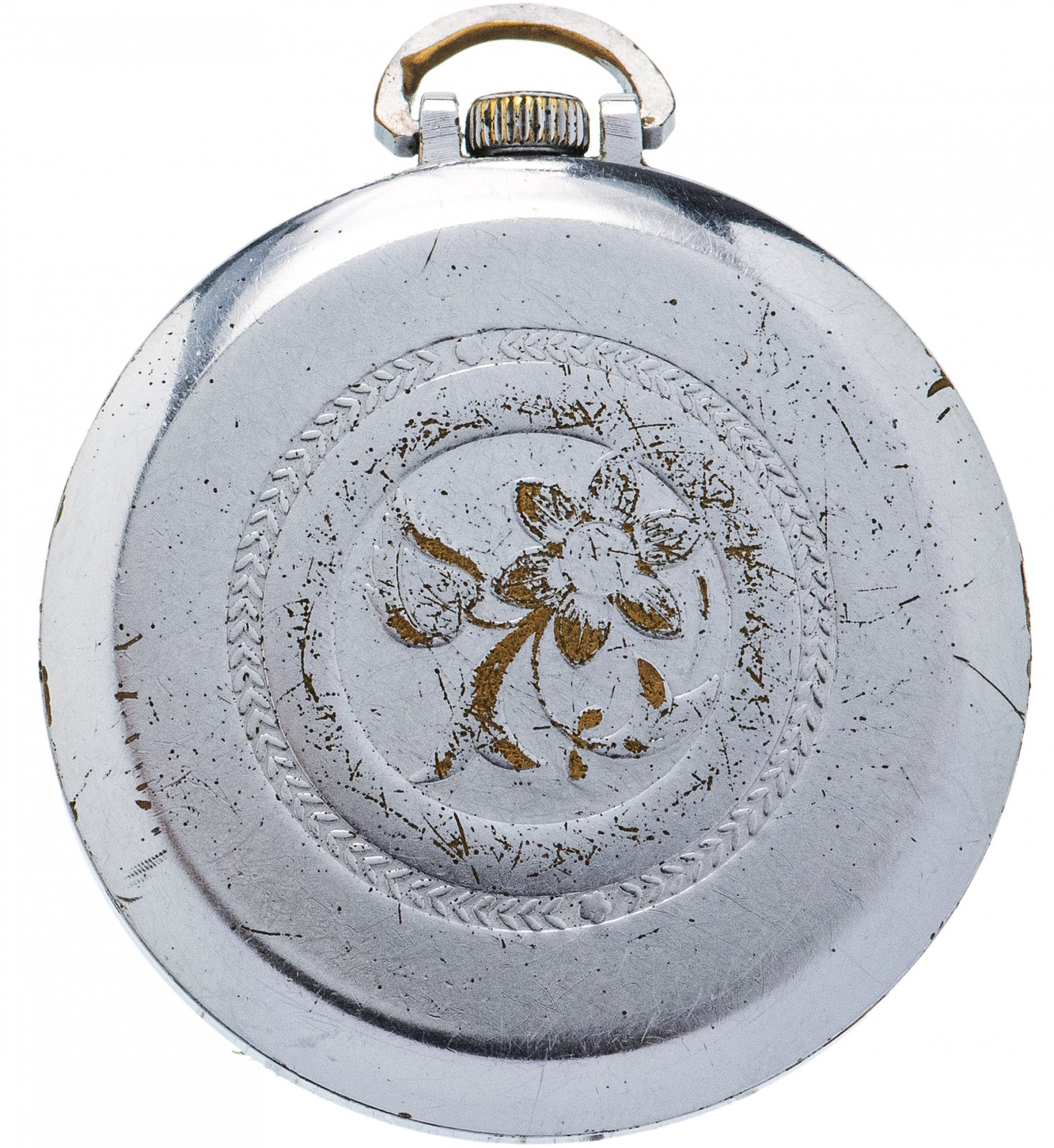 Часы карманные "Восток", сталь, Чистопольский часовой завод, СССР, 1970-1980 гг.