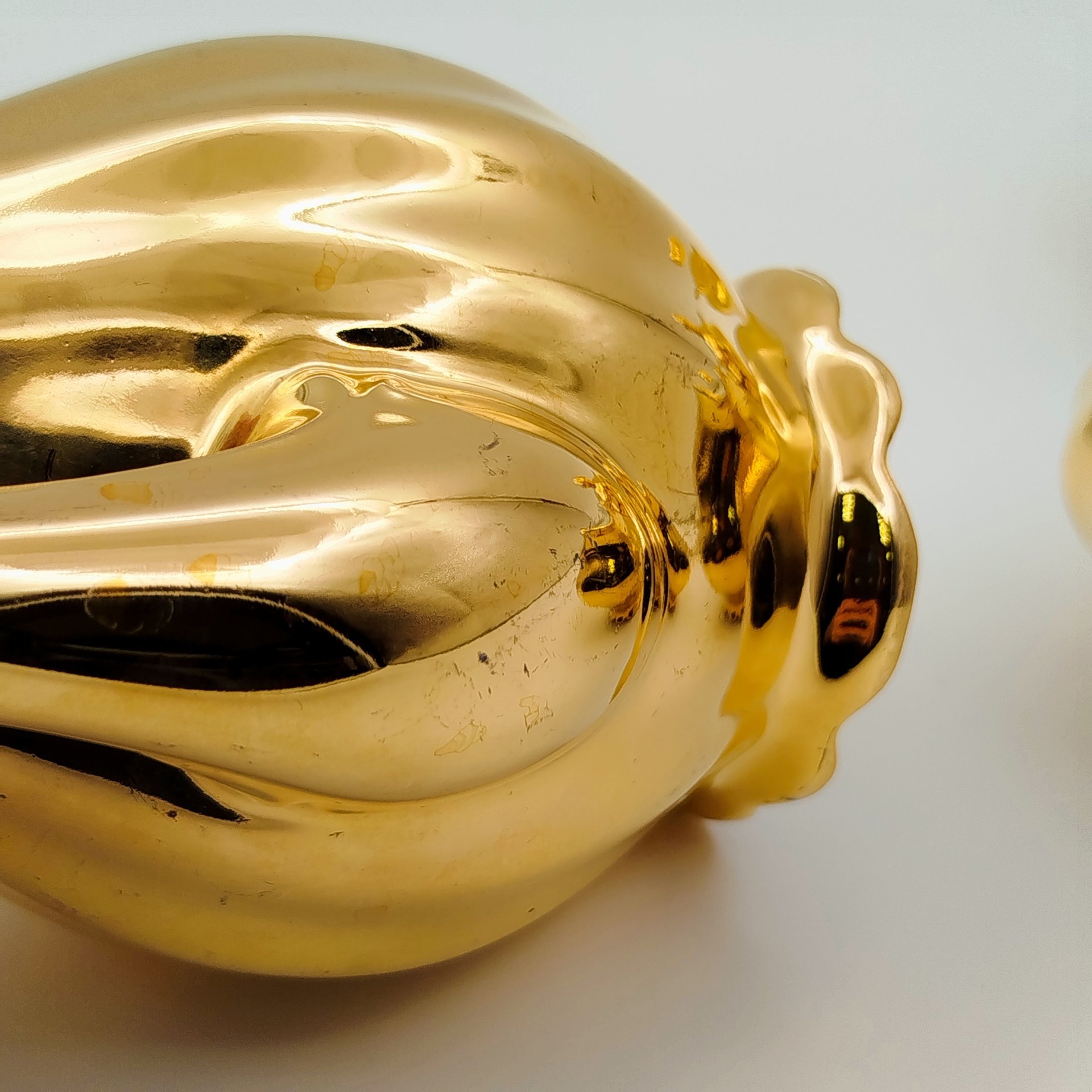 Сервиз кофейный на 4 персоны (11 предметов), покрытый золочением, фарфор, золочение, Бавария, 1950-1970 гг.