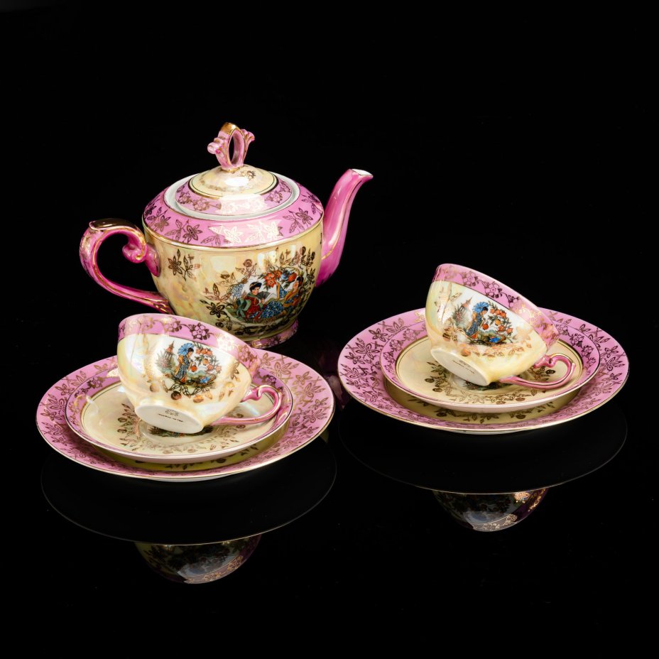 Сервиз чайный тет-а-тет "Гейша" (7 предметов)