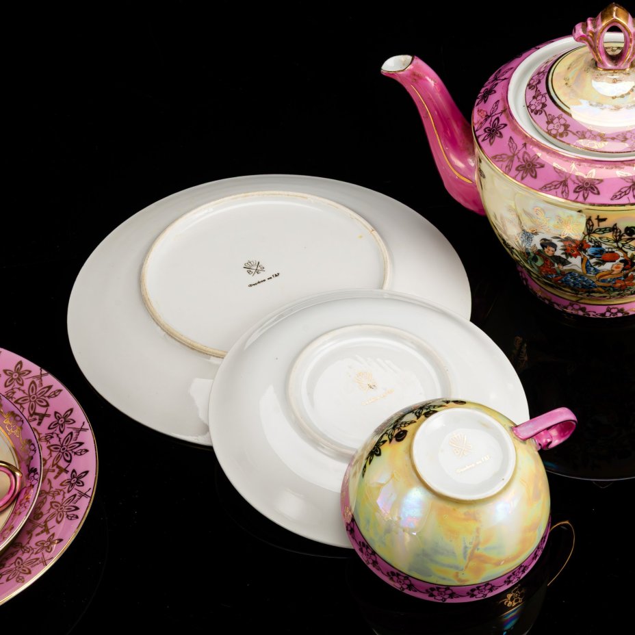 Сервиз чайный тет-а-тет "Гейша" (7 предметов)