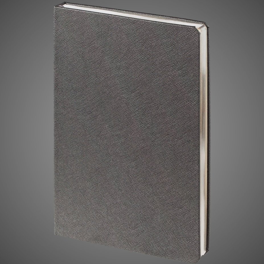 Подарочный набор: Ручка перьевая Parker Jotter Stainless Steel и Ежедневник недатированный серый, Кожа и мех: искусственная кожа, нержавеющая сталь