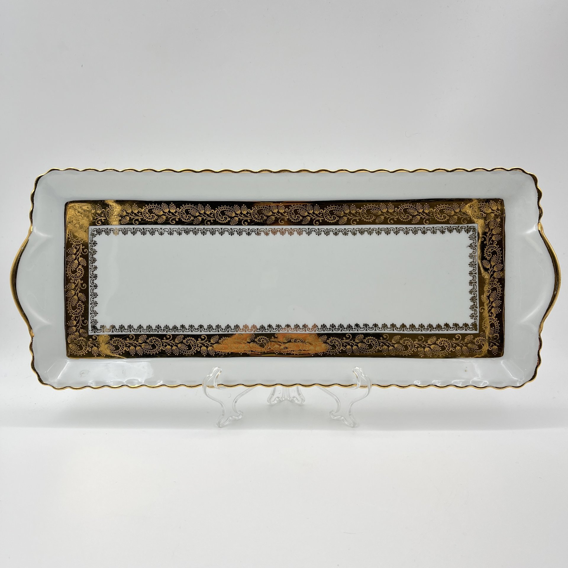 Поднос (рулетница) с растительным декором, ADP France