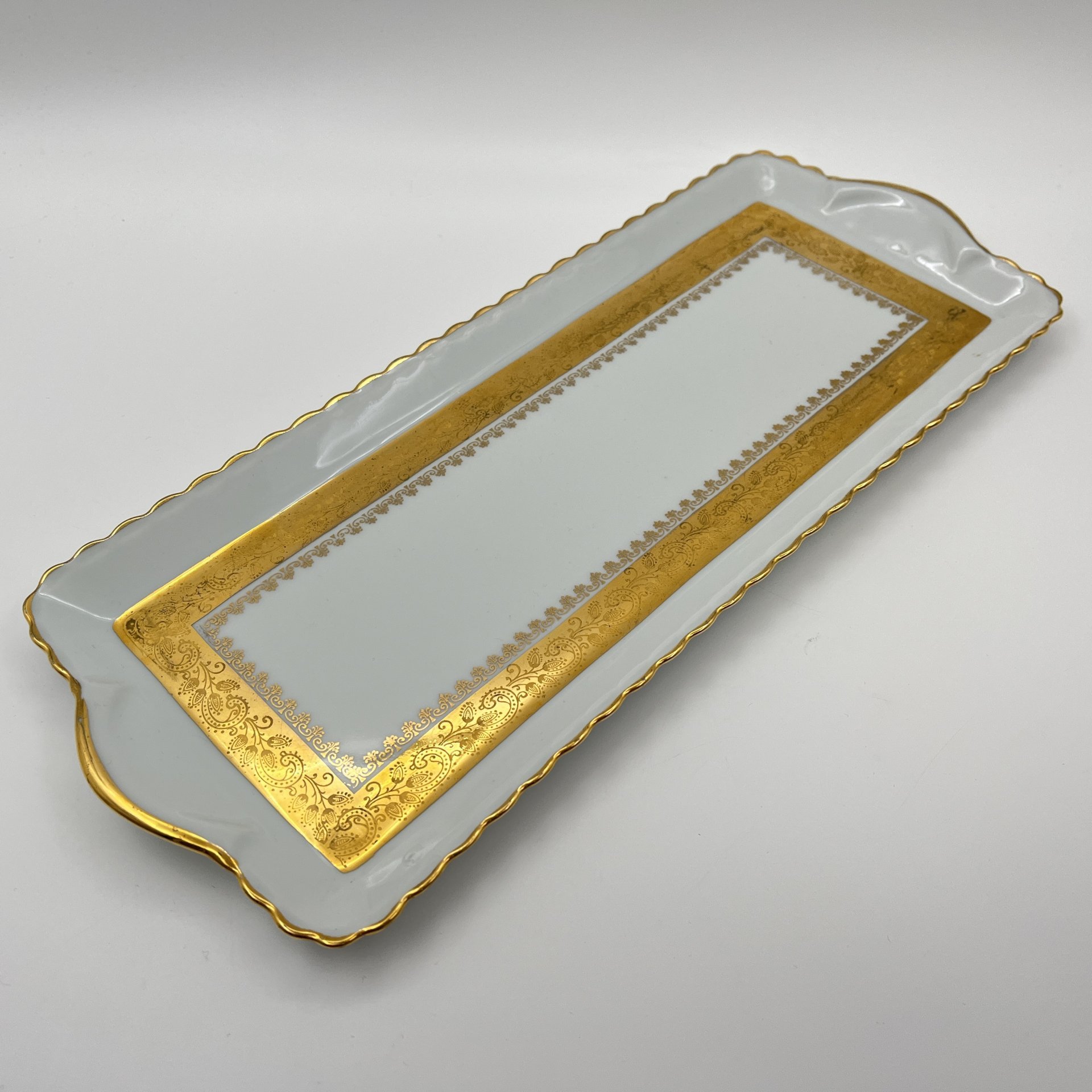 Поднос (рулетница) с растительным декором, ADP France