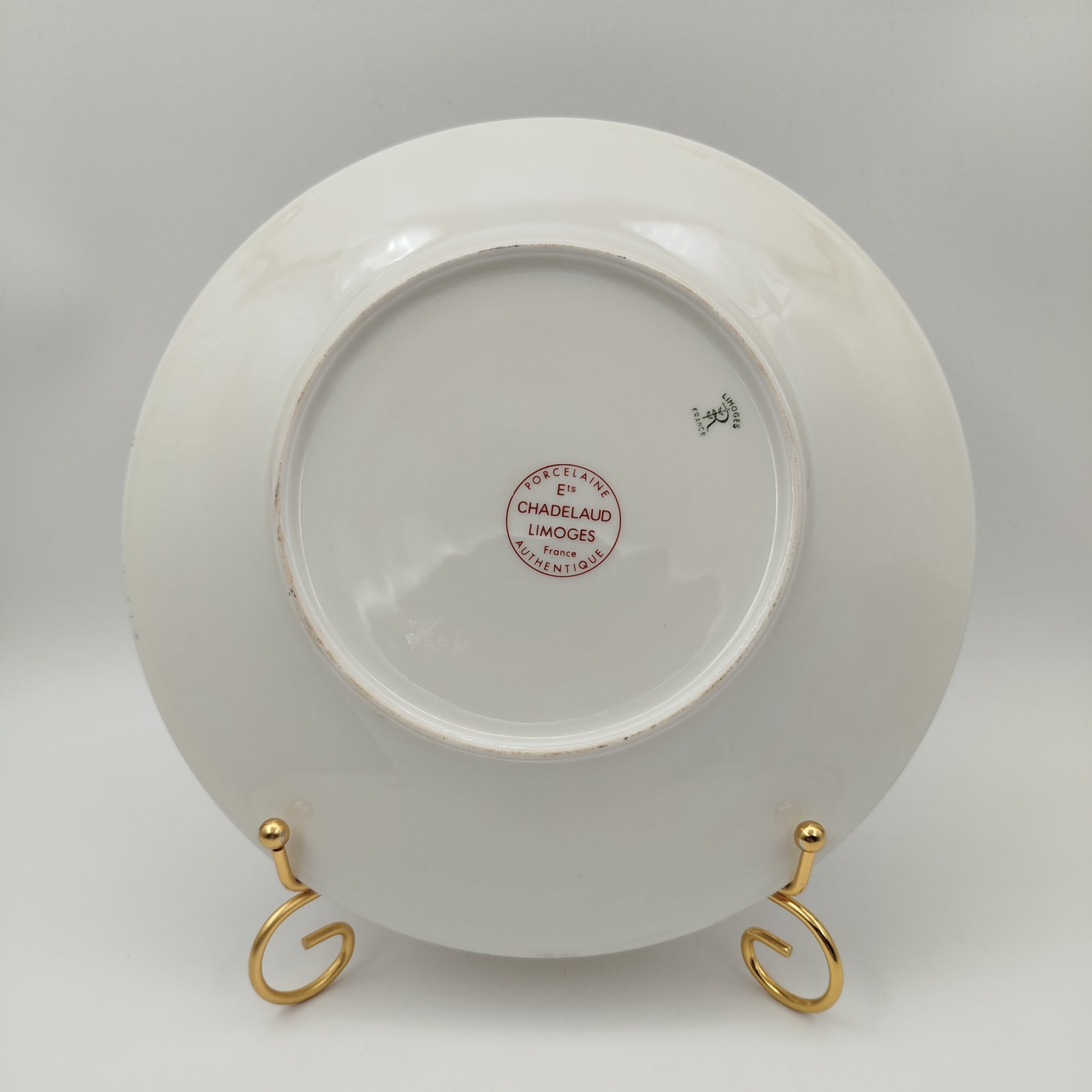 Тарелка декоративная "Галантная сцена", Limoges
