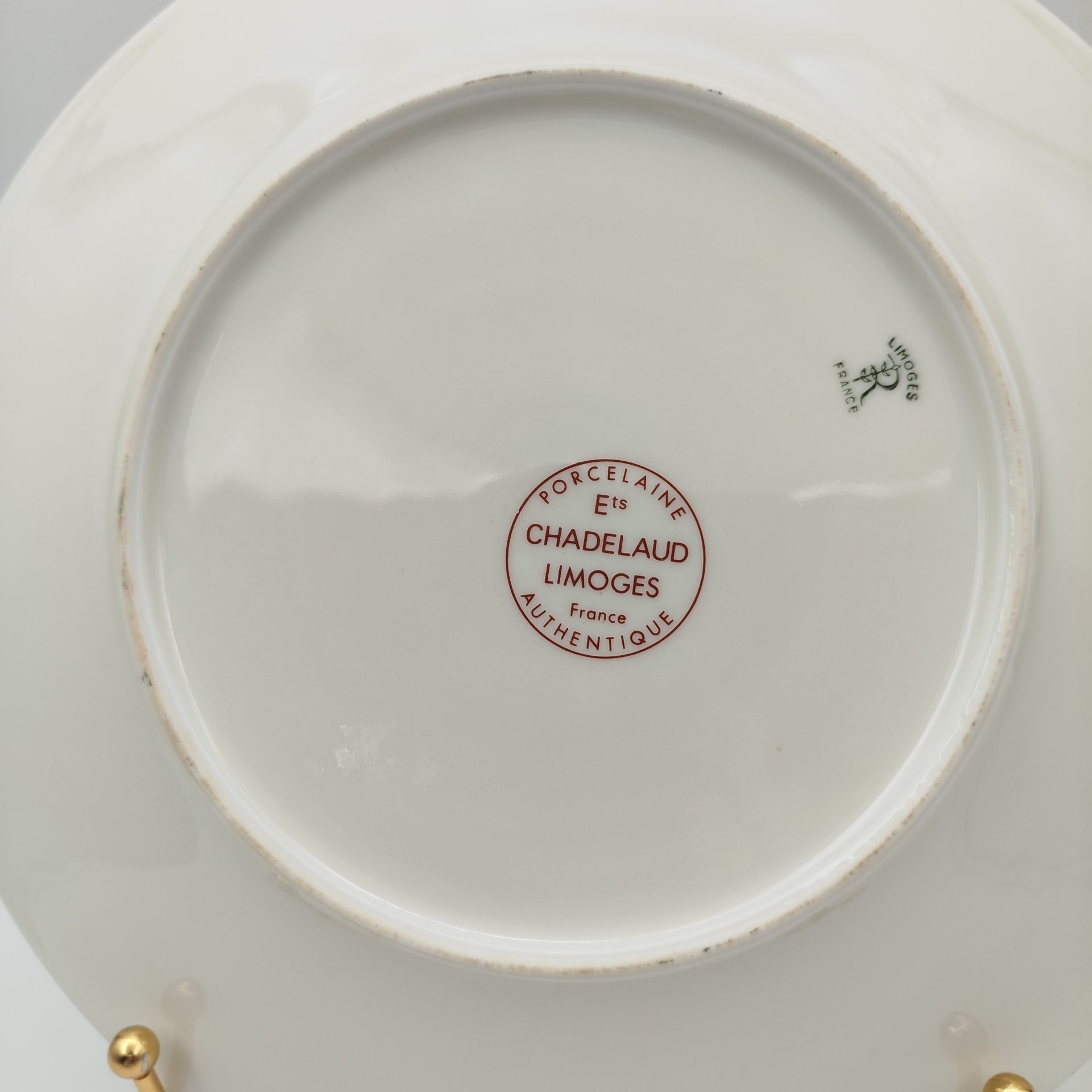 Тарелка декоративная "Галантная сцена", Limoges