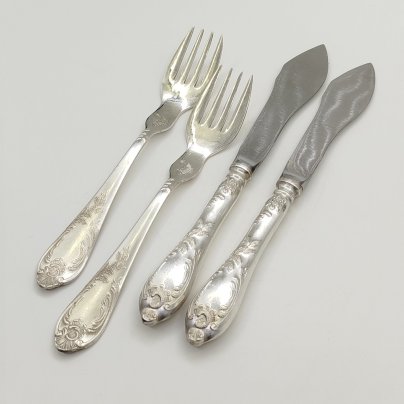 Набор столовых приборов для рыбы на 2 персоны (вилки и ножы)