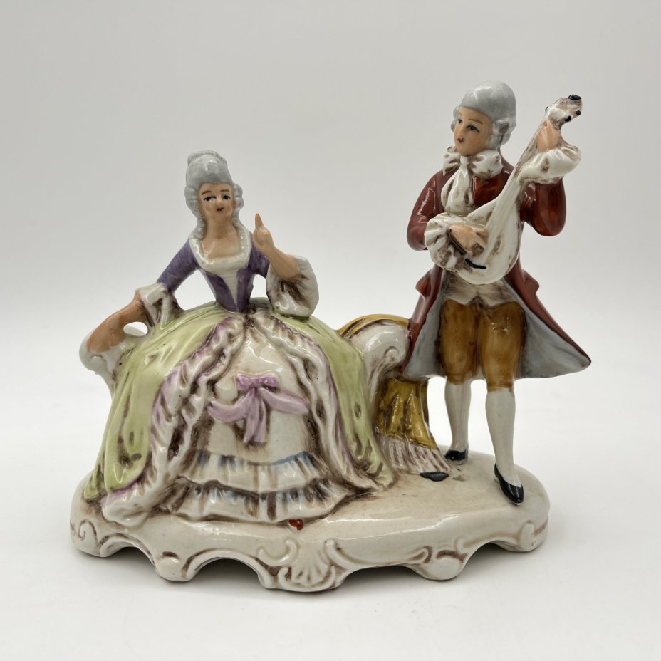 Статуэтка "Музыкальный концерт", фарфор, роспись, Carl Schneiders Erben, Германия, 1952-1970 гг.