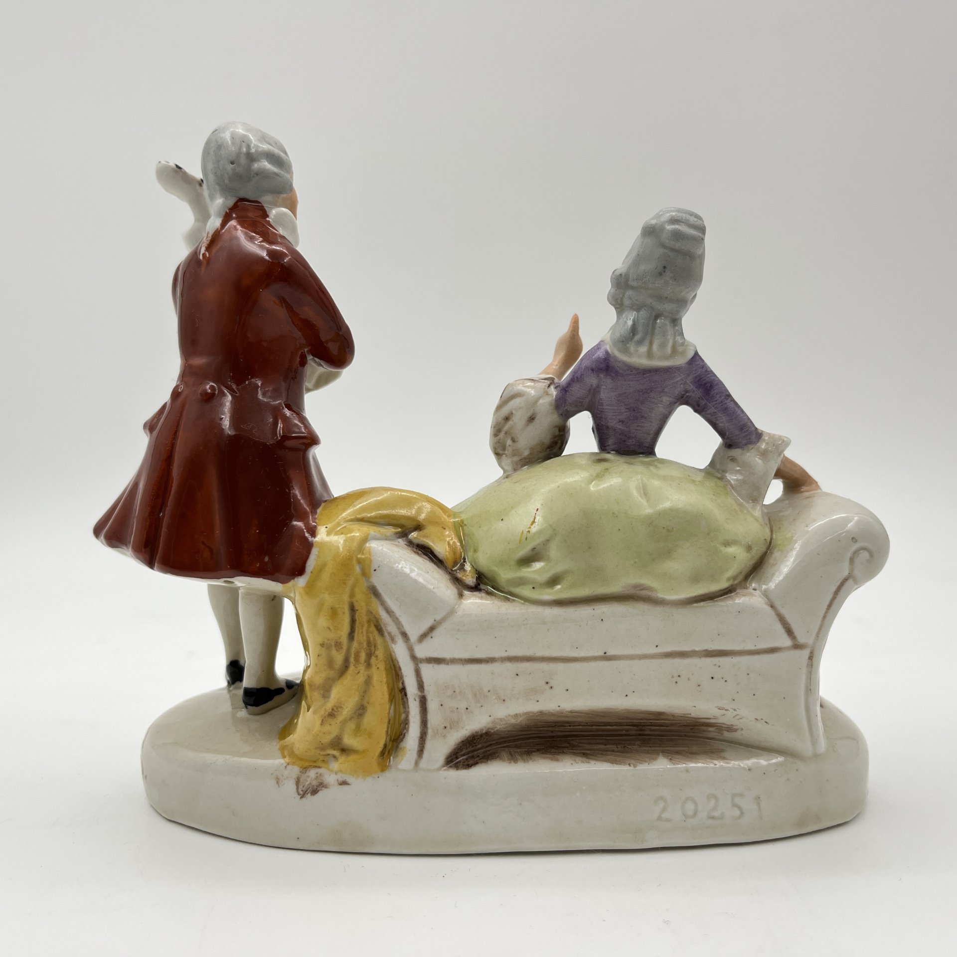 Статуэтка "Музыкальный концерт", фарфор, роспись, Carl Schneiders Erben, Германия, 1952-1970 гг.