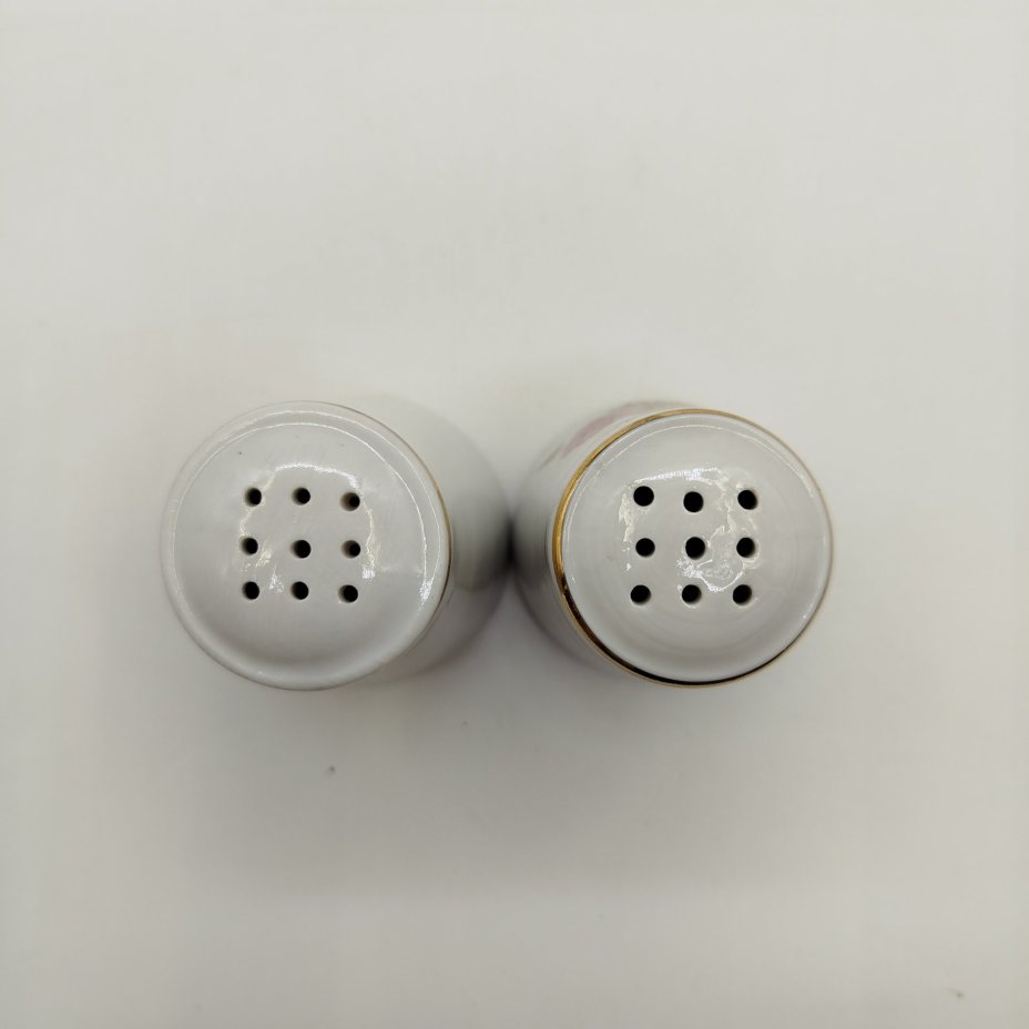 Набор из двух солонок с растительным декором