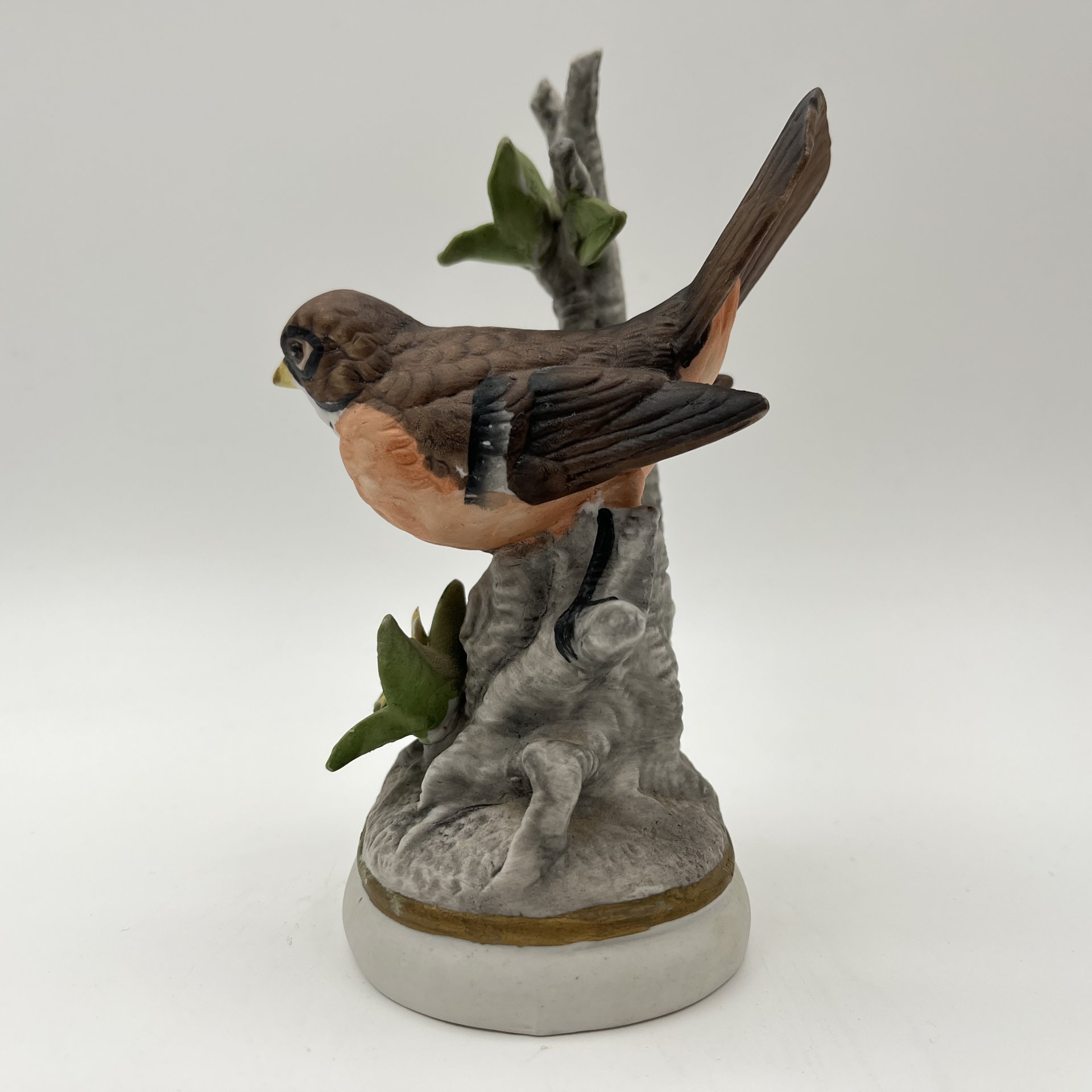 Статуэтка "Птица на ветке", бисквит, роспись, Западная Европа, 1970-1990 гг.