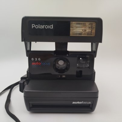 Фотоаппарат "Polaroid 636 AutoFocus", пластик, металл, Polaroid, Великобритания, 1988-2000 гг., Polaroid