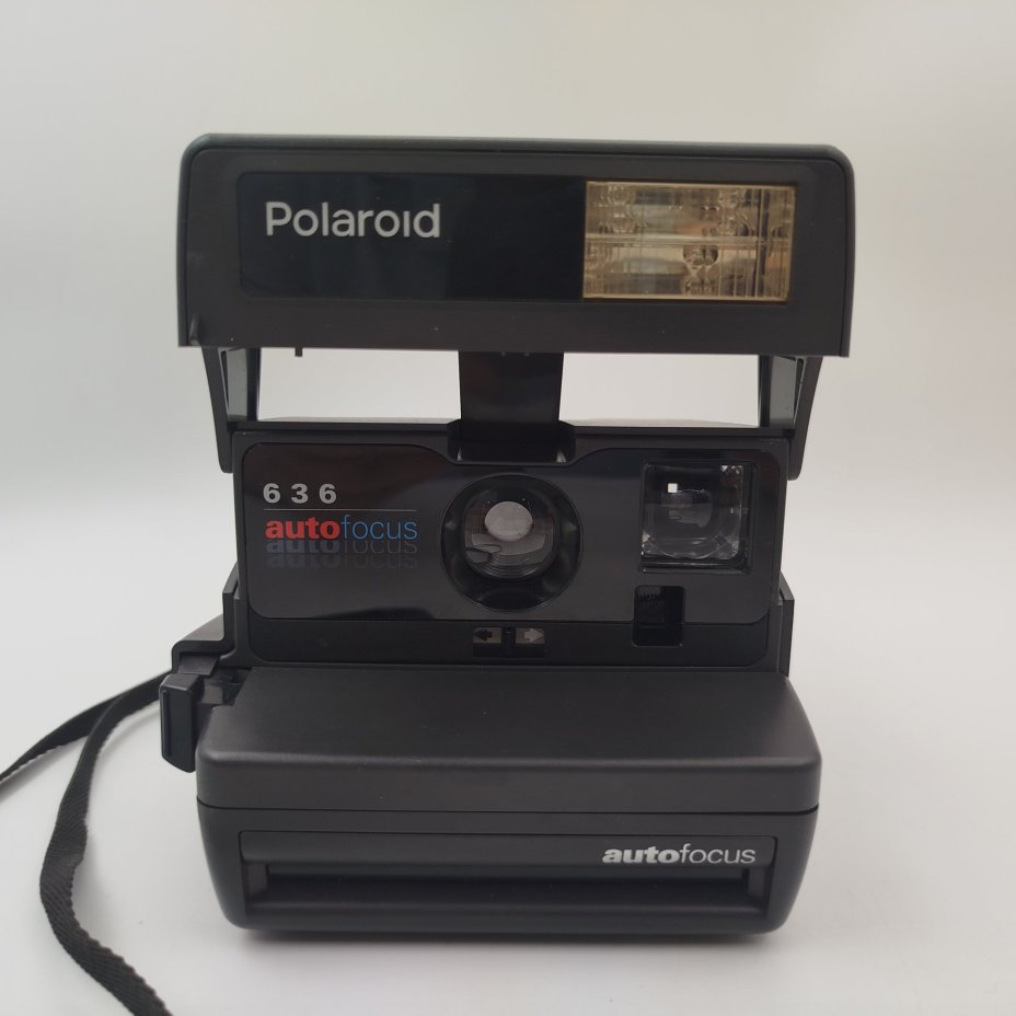 Фотоаппарат "Polaroid 636 AutoFocus", пластик, металл, Polaroid, Великобритания, 1988-2000 гг., Polaroid