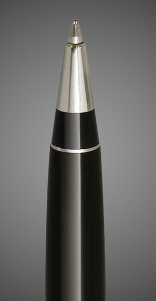 Шариковая ручка Aurora Optima Riflessi Sterling Silver Cap Black Barrel, в подарочной коробке, Драгметаллы: серебро, смола