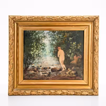 Картина "Купальщицы", П. Соколов
