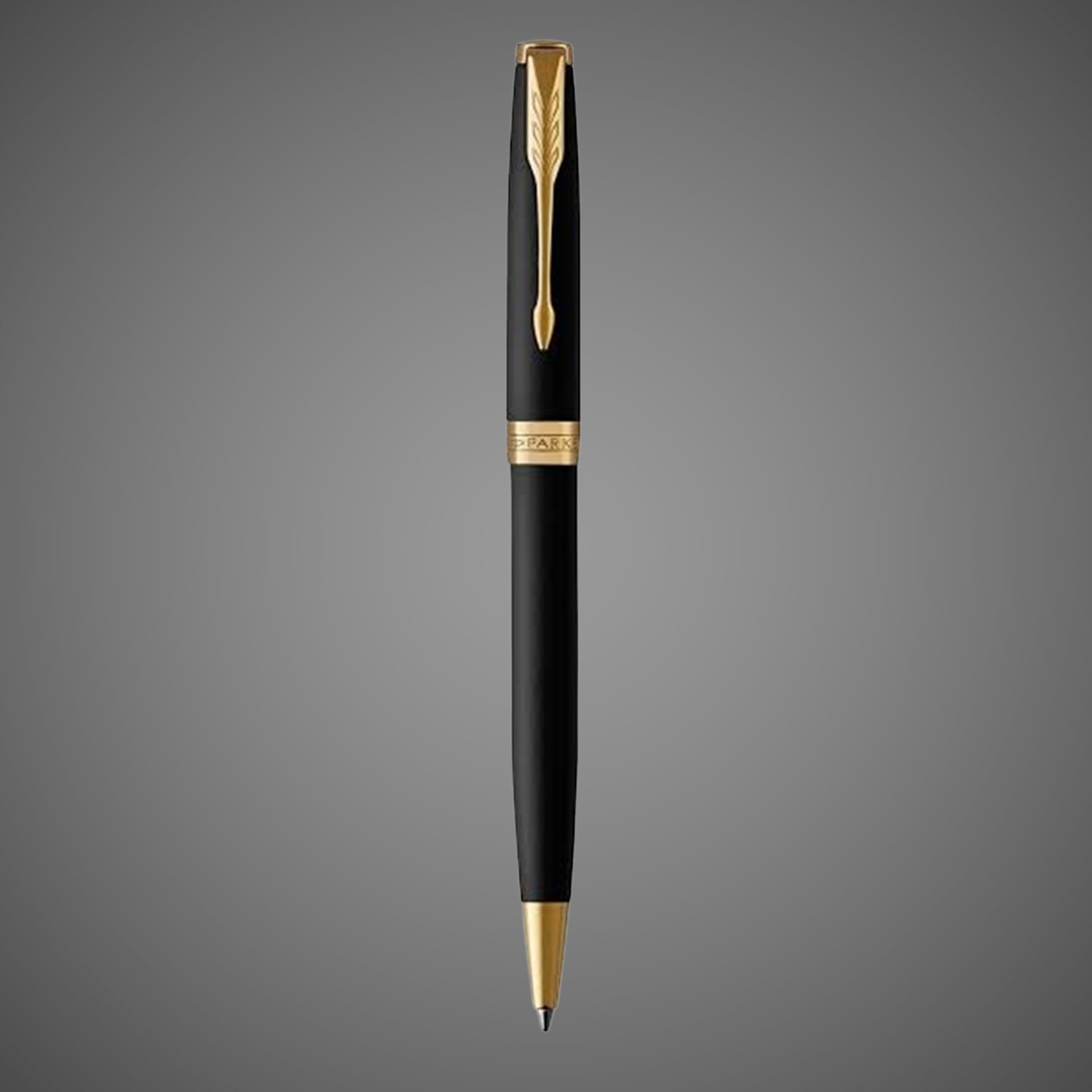 Подарочный набор: Ежедневник и Шариковая ручка Parker Sonnet Black GT, Лаки и смолы: лак, латунь, нержавеющая сталь, палладиевое покрытие, сталь
