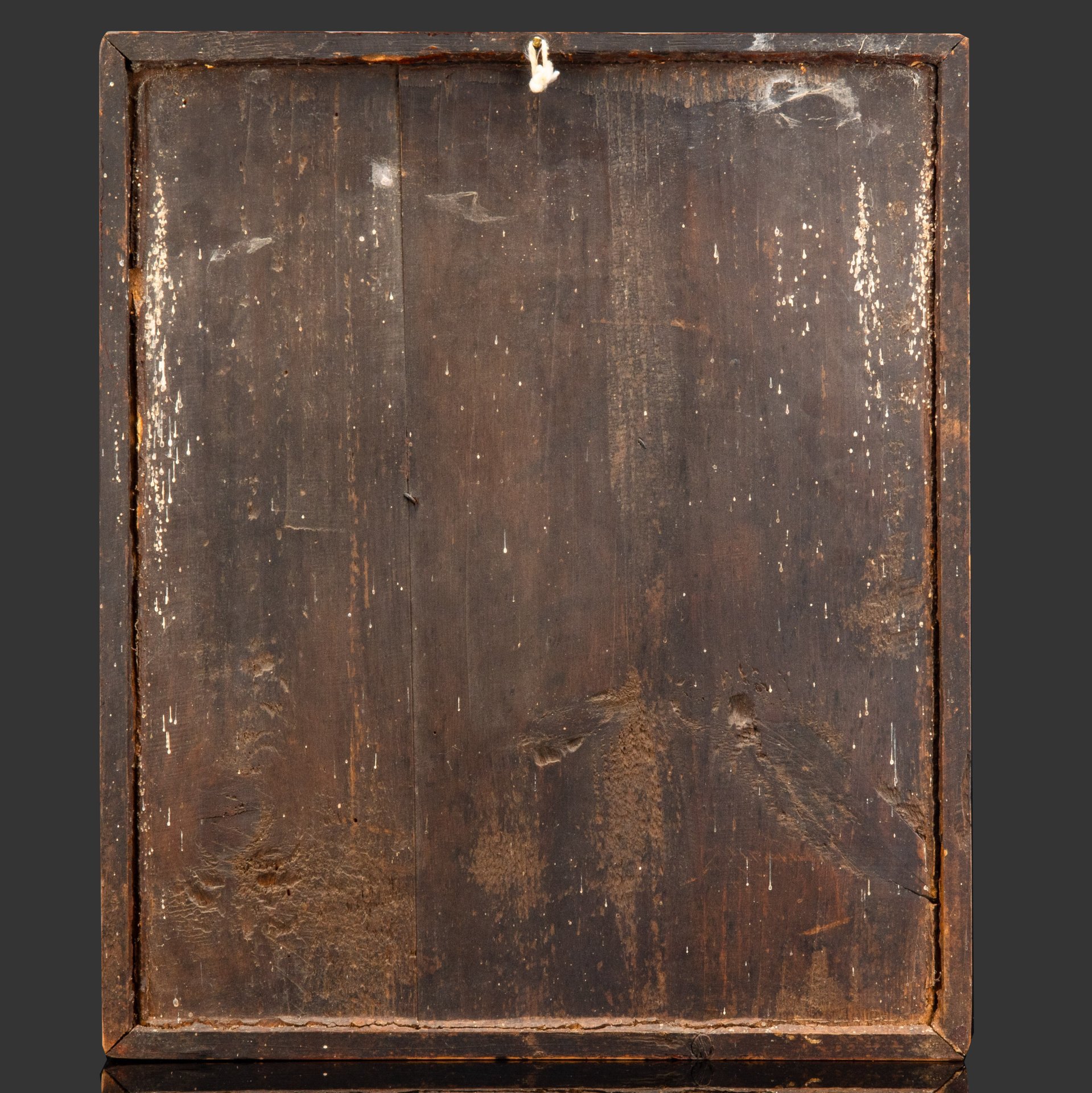 Икона "Св. Николай Чудотворец" в окладе с цветочным декором и в киоте