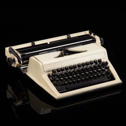 Машинка печатная портативная "Любава" в кофре с инструкцией, металл, полимерный материал, Рязанский завод счётно-аналитических машин, СССР, 1990 г.