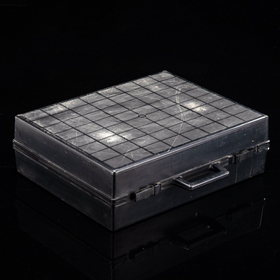 Машинка печатная портативная "Любава" в кофре с инструкцией, металл, полимерный материал, Рязанский завод счётно-аналитических машин, СССР, 1990 г.