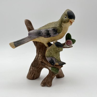 Статуэтка "Птица с птенцом на ветке"