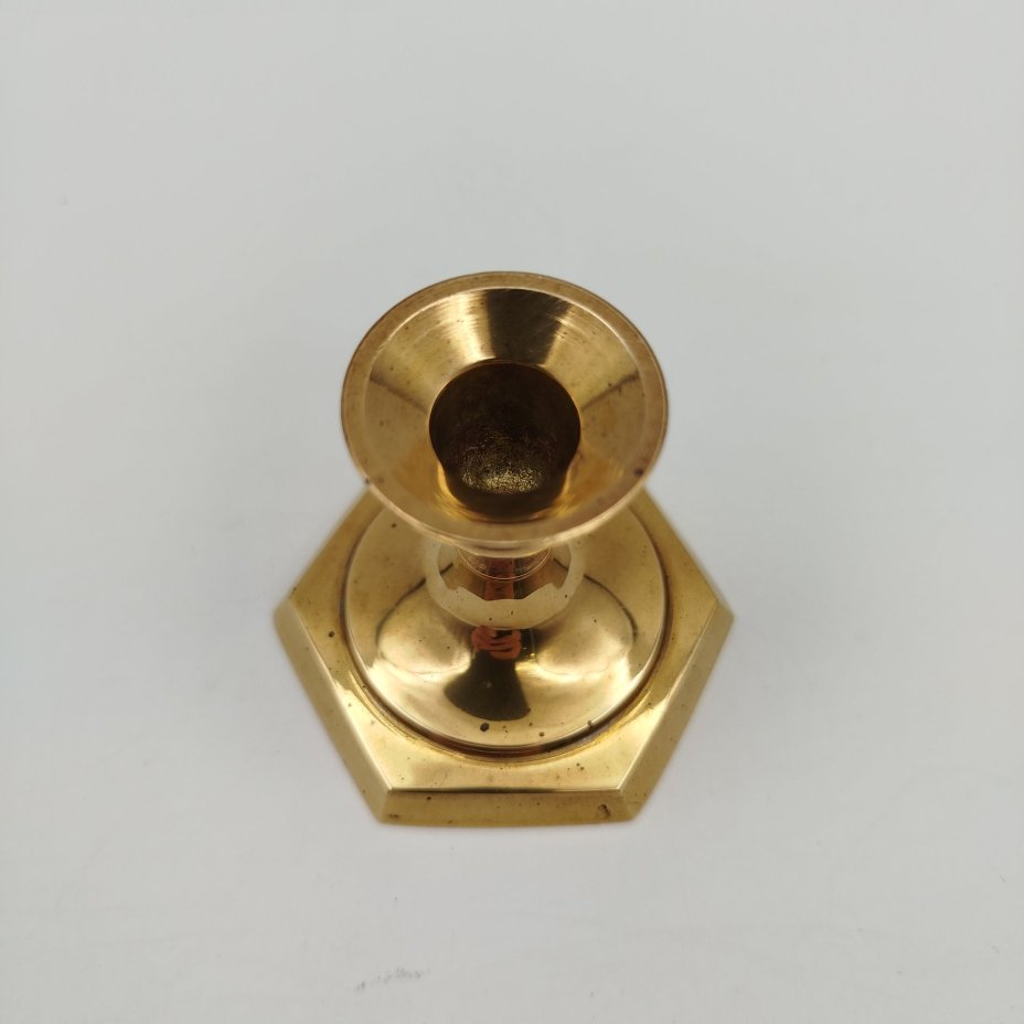 Подсвечник на одну свечу, латунь, Западная Европа, 1980-1990 гг.