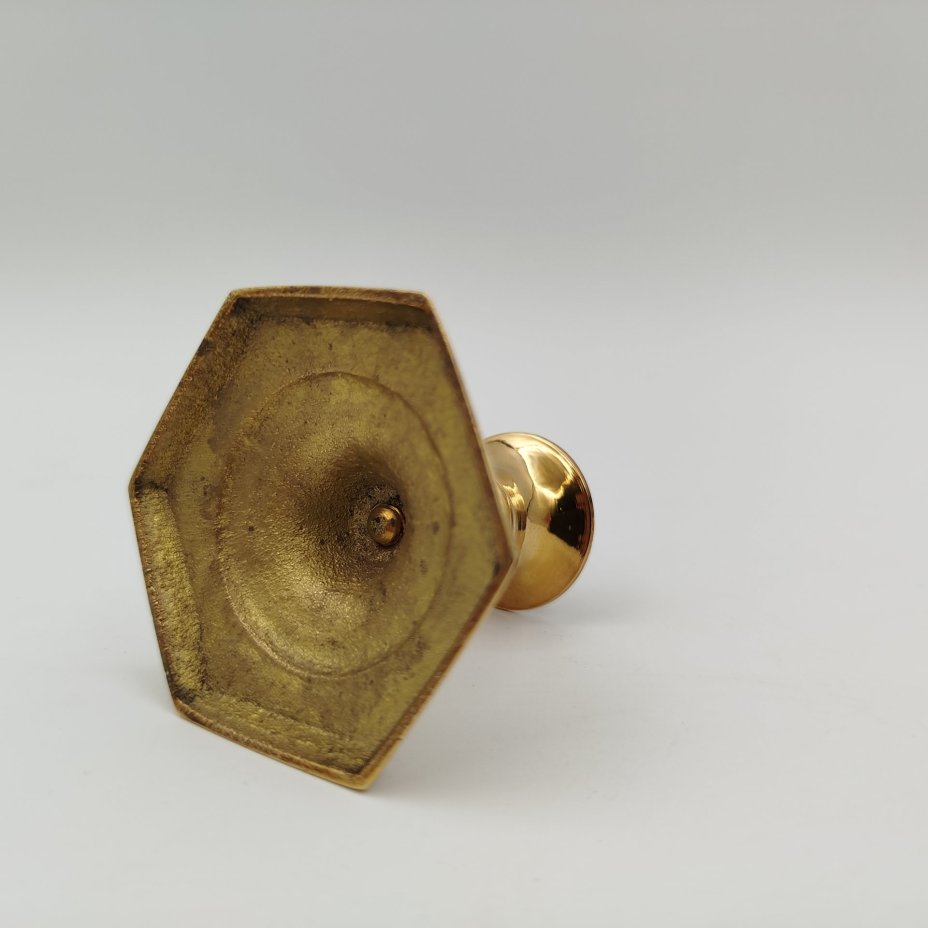 Подсвечник на одну свечу, латунь, Западная Европа, 1980-1990 гг.