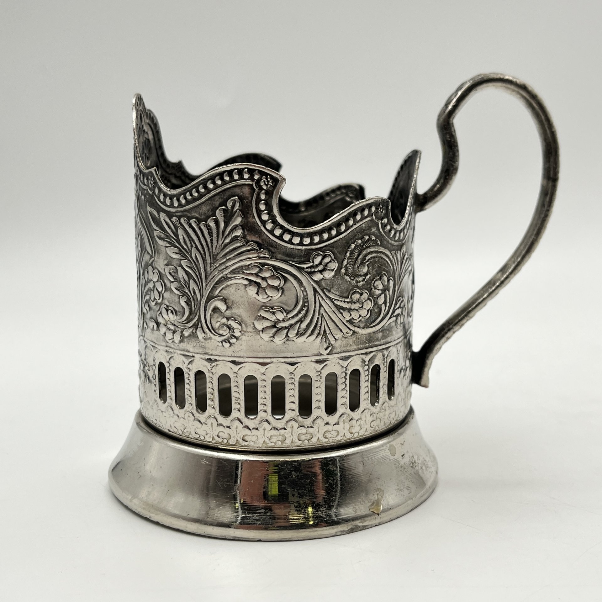 Подстаканник "Новый Крым", мНЦ (медь-никель-цинк), Кольчугинский завод цветных металлов, СССР, 1970-1990 гг.