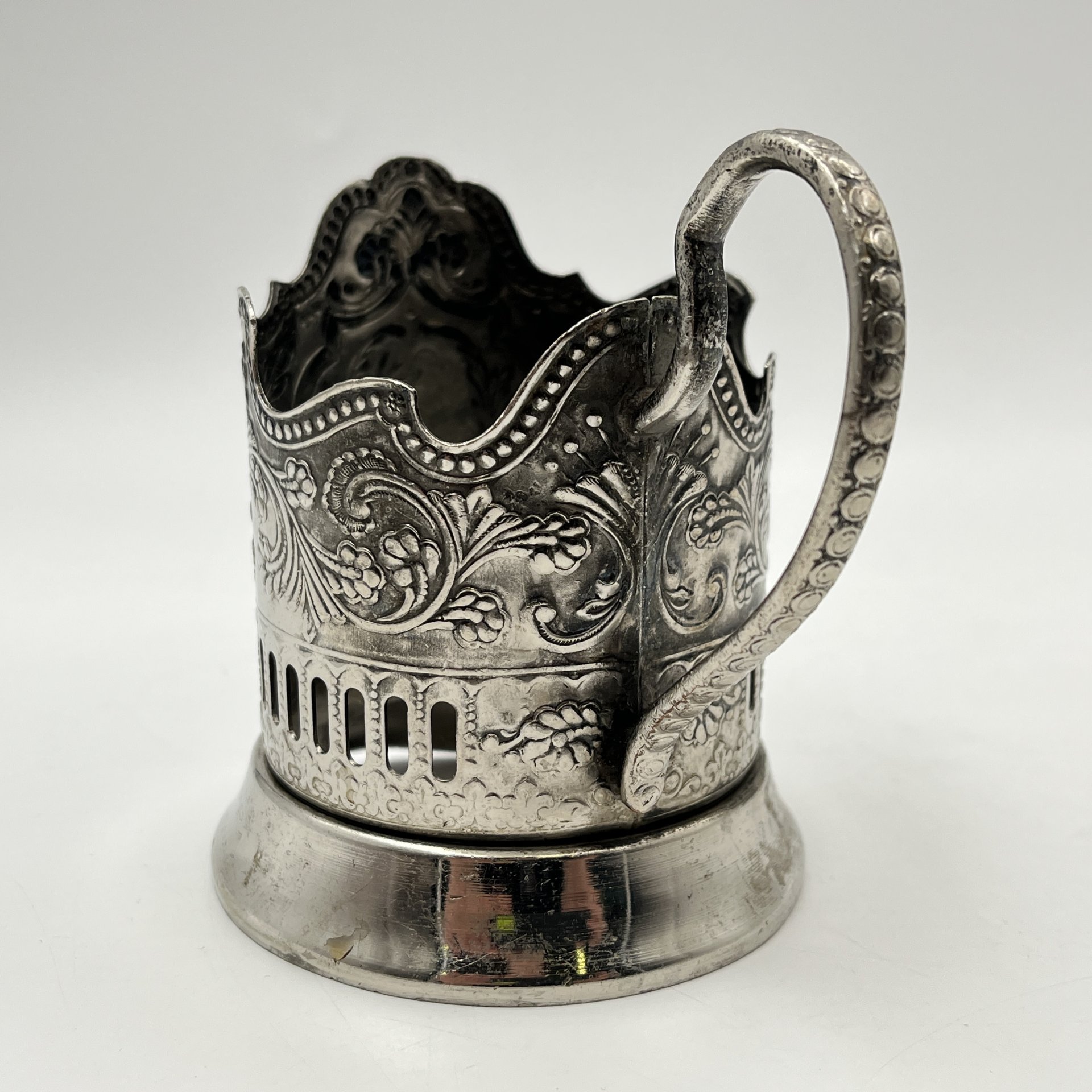 Подстаканник "Новый Крым", мНЦ (медь-никель-цинк), Кольчугинский завод цветных металлов, СССР, 1970-1990 гг.