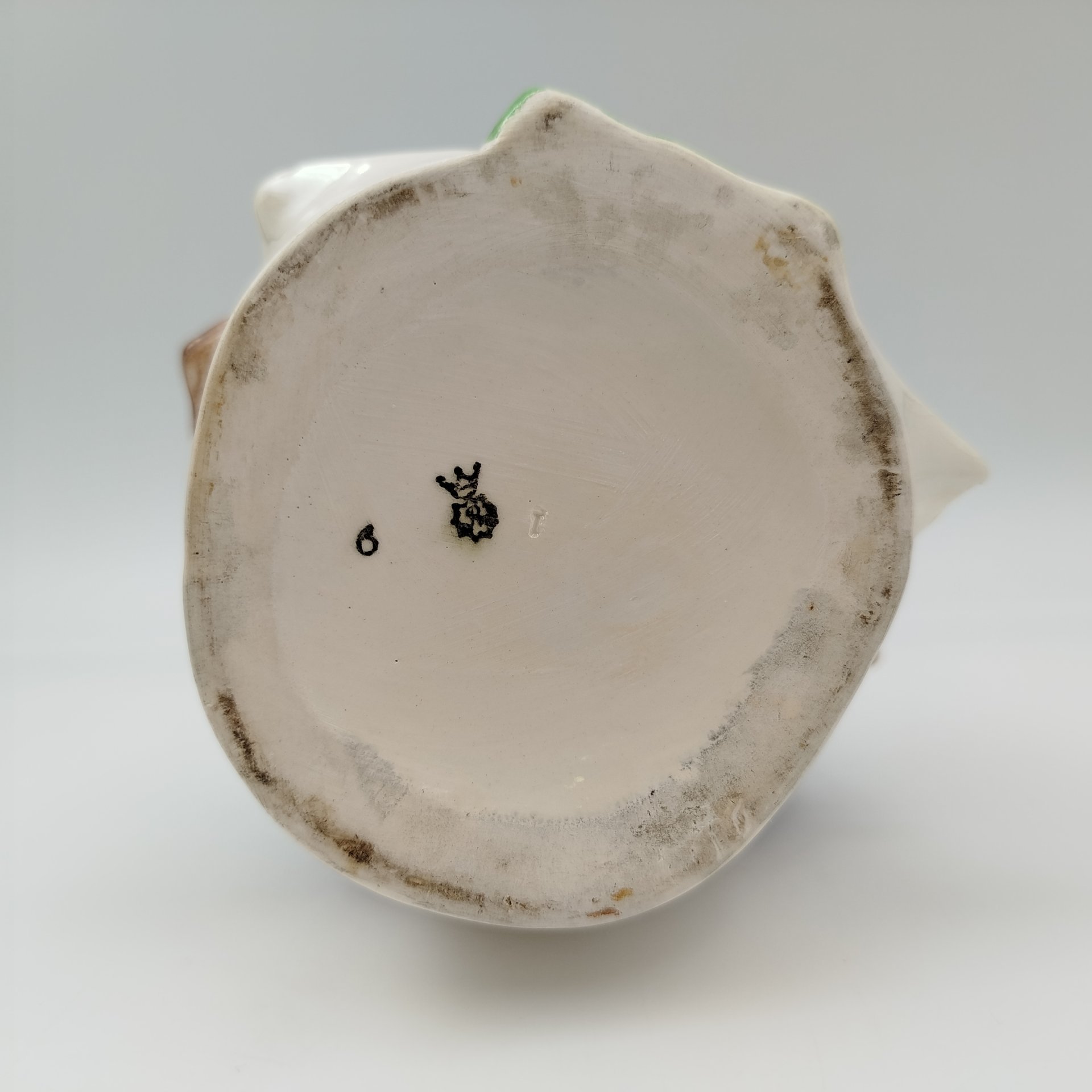 Штоф "Домашний доктор" в виде мужской головы, Schafer & Vater, фаянс, роспись, Германия, 1890-1962 гг.