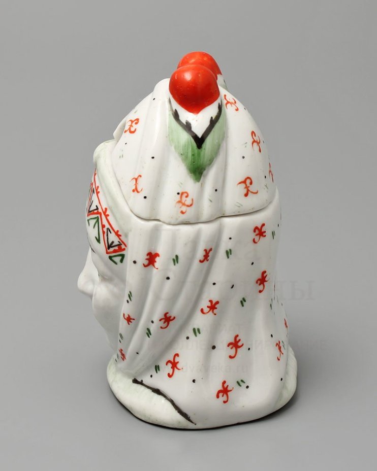 Горчичница с крышкой, Ленинградский фарфоровый завод (ЛФЗ)