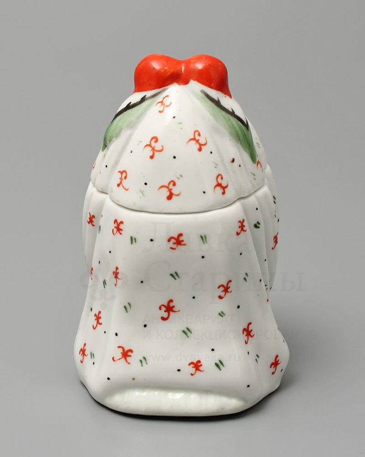 Горчичница с крышкой, Ленинградский фарфоровый завод (ЛФЗ)
