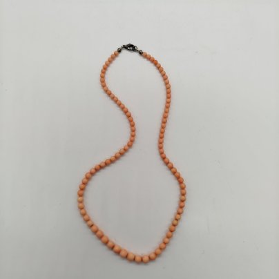 Бусы из бусин круглой формы, металл, поделочный камень, СССР, 1970-1990 гг.